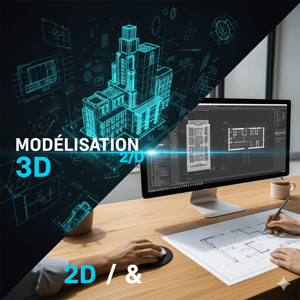 Modélisation 3D et visualisation pour projets de construction