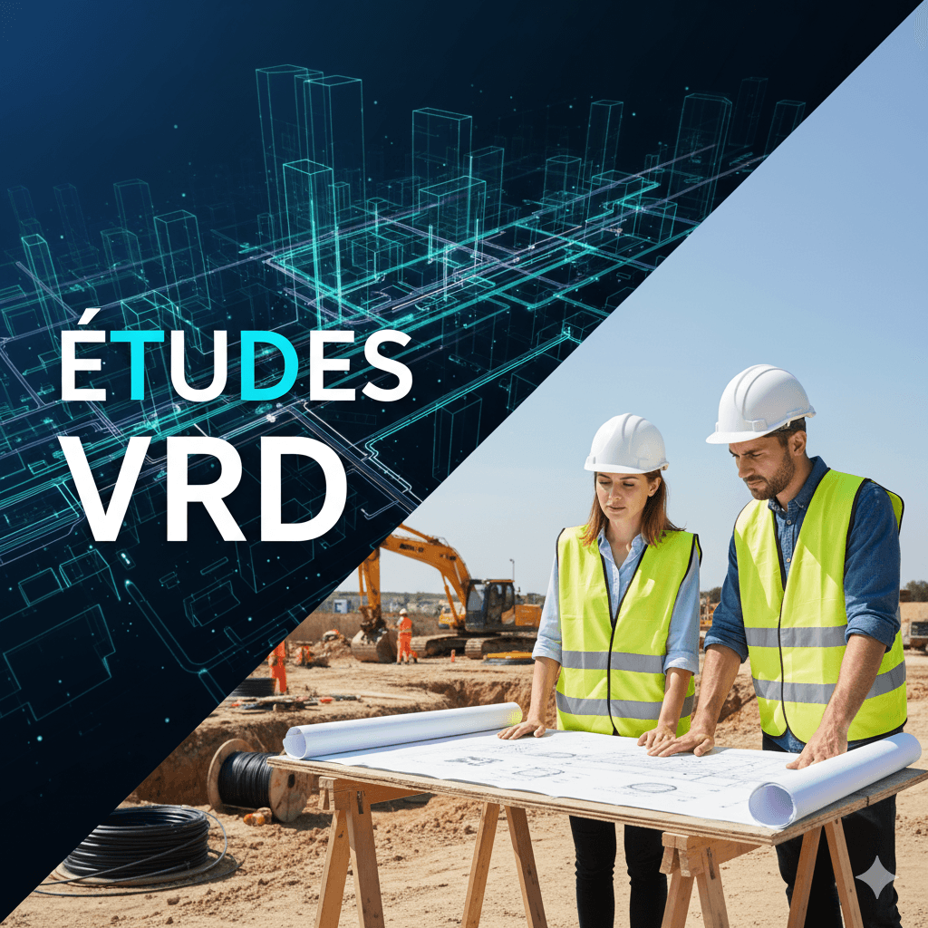 Études VRD pour réseaux et voirie